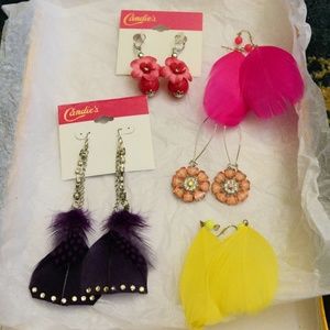 Lot of Earrings Candies, Mudd, Etc.